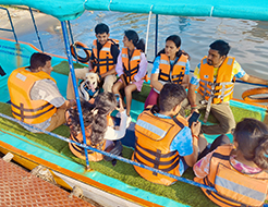 Enjoy an Exciting and Scenic RV Boating Adventure in Pondicherry, exploring serene waters, Mangrove forests, and Historic Sites.